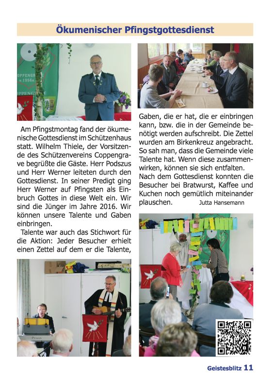 Gemeindebrief September 2016 - November 2016