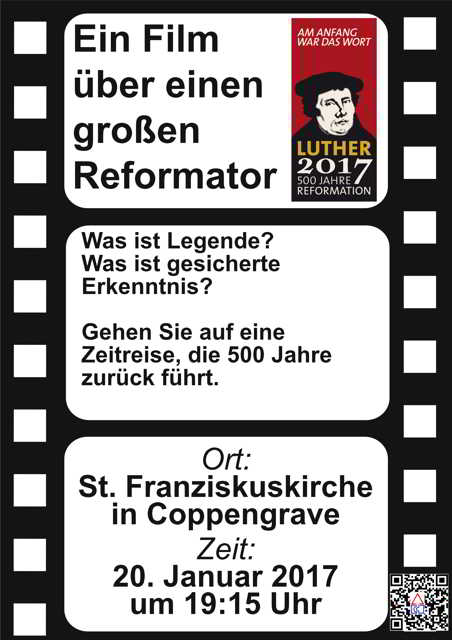 Einladung zu einer Zeitreise: Film über einen großen Reformator am 20.01.2017