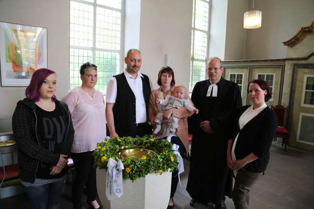 Taufe von Jason Warder in der St. Katharinenkirche