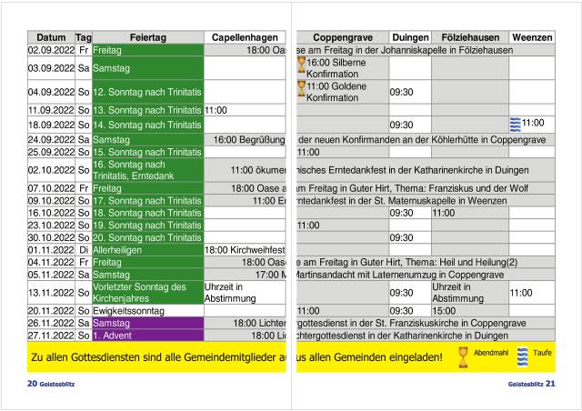 Gemeindebrief September 2022 - November 2022
