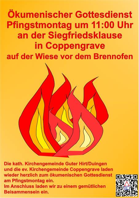 Ökumenischer Gottesdienst mit Feuer und Flamme