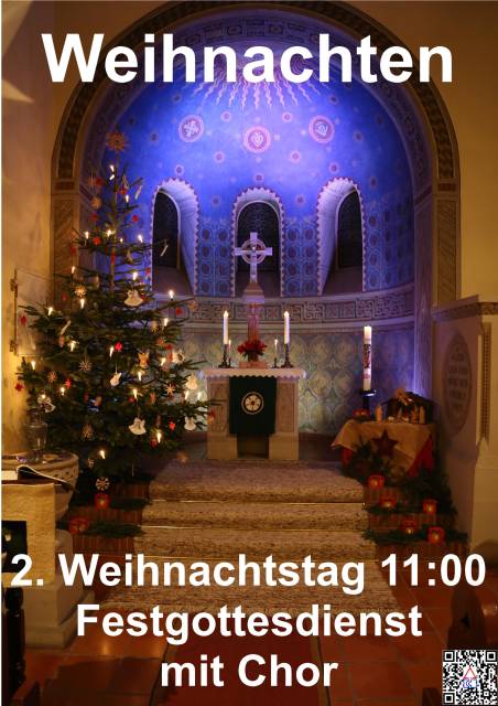 Vorankündigung Weihnachtsgottesdienst in der St. Franziskuskirche